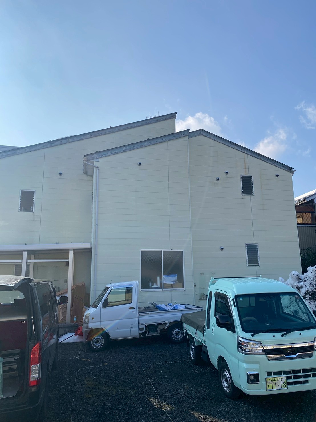 H産業（株）様　外壁塗装工事Before写真2